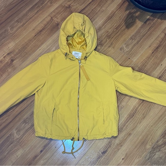 Ashley by 26 International Yellow Utility Jacket with Hood - Picture 8 of 10